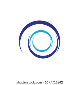Diseño Ilustración del vector de iconos de onda del logotipo
