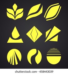 logo for web . different logos concept