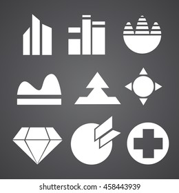 logo for web . different logos concept