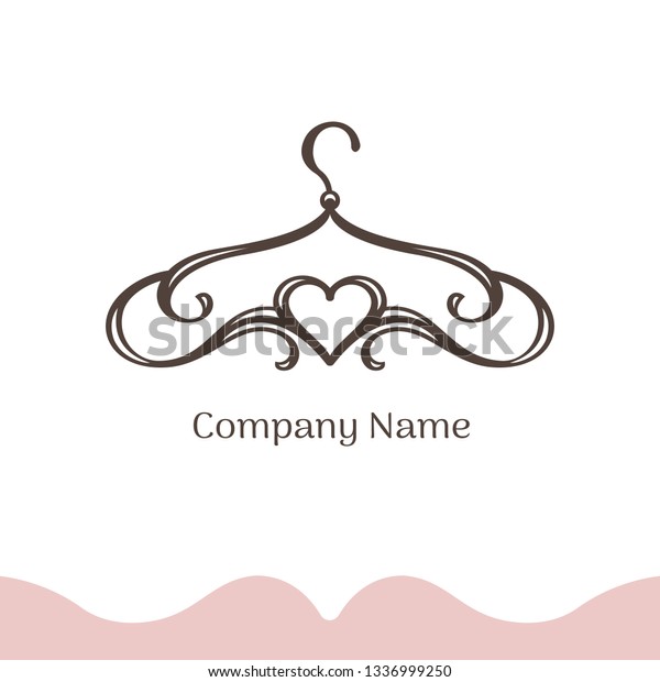 Logo Wedding Boutique Womens Dress Shop Stock Vector Royalty Free