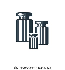 Logo with weights for scales