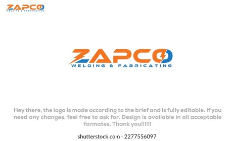 Logo for Welding and Fabricating, Zapco.