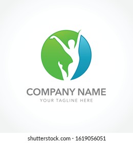 logo wellness, logo healthy fitness