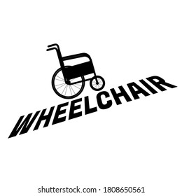 Logo Wheelchairs for medical devices Mobility and Help in transportation and nursing