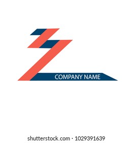 The logo whit abbreviation "ZZ". Using the simbol of the way