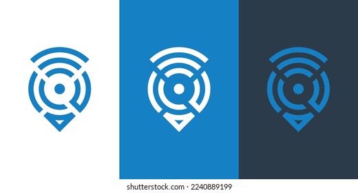  LOGO WIFI LOCATION TECHNOLOGY EDITABLE