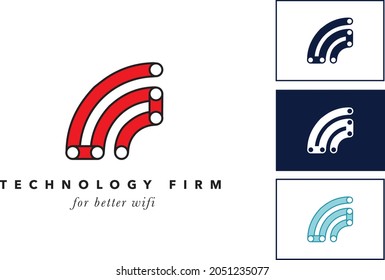 Logo with wifi in its mark