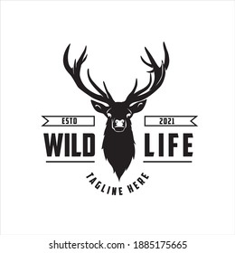 Logo Wild Life, Illustration vector