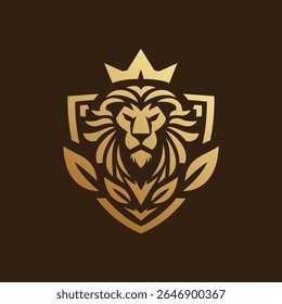 Logo Wild Wisdom. O leão conduz não apenas com força, mas com a sabedoria da natureza — um símbolo de liderança destemida.