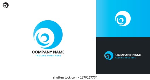 Logo Wind- All elements on this template are editable with vector software.