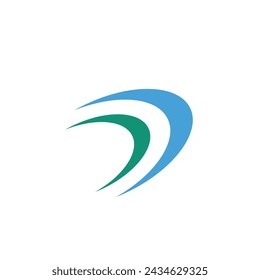 Elemento de plantilla de diseño simple de logotipo