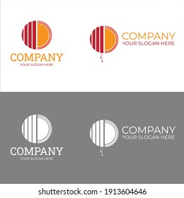 Logo for window blinds company using warm colors