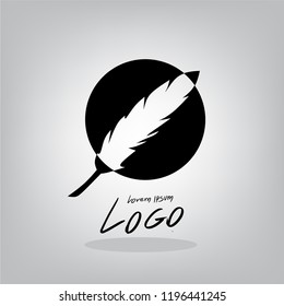 Logo Wing  Draw by hand