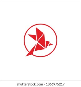 vector de la plantilla de icono de ala de logotipo