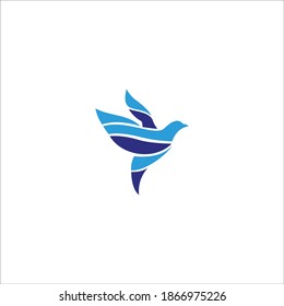 logo wing icon templet vector