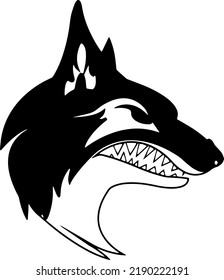 logo wolf vector illustration designs are very suitable and recommended for esport gaming Logo