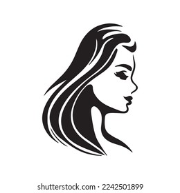 Logo Woman branding design templates vector illustration. Vector logo design for beauty salon or hair salon or cosmetic design