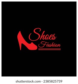 Logo para zapatos de tacón altos para mujeres que es elegante, lujoso y femenino. Logotipo para negocios, zapatería para mujeres, moda, compañía de zapatos, belleza.