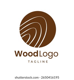logo wood Minimalist and modern wood logo vector illustration. Suitable for carpentry, furniture brands, woodworking businesses, eco-friendly products, or natural material-based industries.