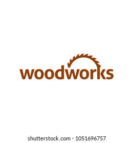 logo of woodwork company vector logo. 