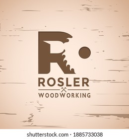 logo woodwork, Wood logo design, Woodworking logo, Logo Designs Vector Illustration Template