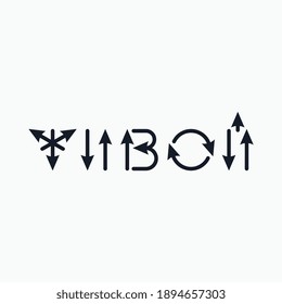 Logo from the word "Alive" in Cyrillic