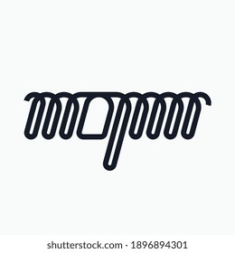 Logo from the word "Cake" in Cyrillic