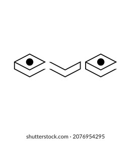 Logo de la palabra Ojo
