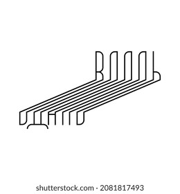 Logo from the word Far Away in Cyrillic
