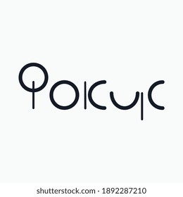Logo des Wortes "Focus"in kyrillischer Sprache