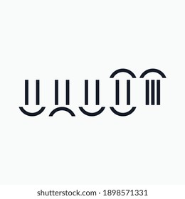 Logo from the word "Idiot" in Cyrillic