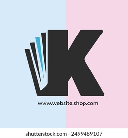 Logo word "K" | Educational concept logo