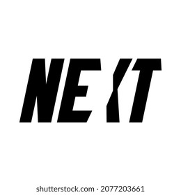 Logo from the word Next