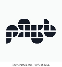 Logo from the word "Ripple" in Cyrillic