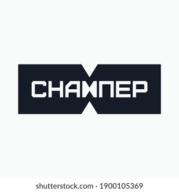 Logo from the word "Sniper" in Cyrillic