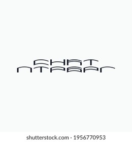 Logo from the word "St. Petersburg" in Cyrillic