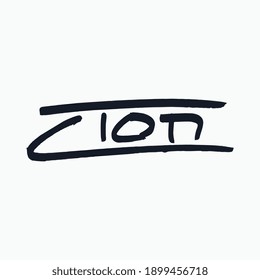 Logo de la palabra "Stop" en cirílico