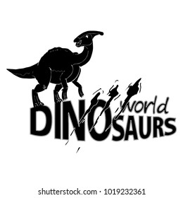 Logo World Dinosaurs Vector Illustration Stock Vector (Royalty Free ...