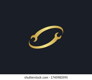 a logo of the wrench
