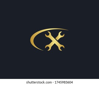 un logotipo de la llave inglesa