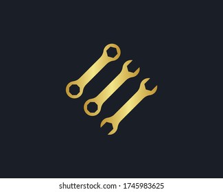 a logo of the wrench