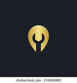 a logo of the wrench