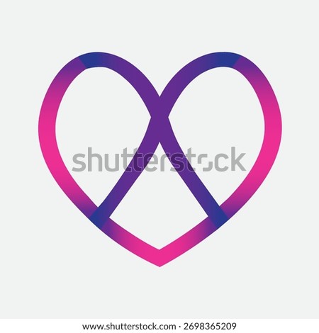 A Logo of X and Love