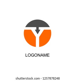 Logo Y Letter  Design INITIAL
