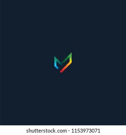 Logo  Y rainbow  abstract