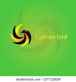 the logo of a yellow bird