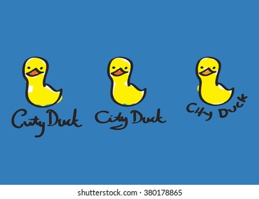 Logo Yellow Duck Vector