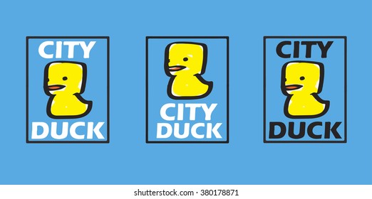Logo Yellow Duck Vector