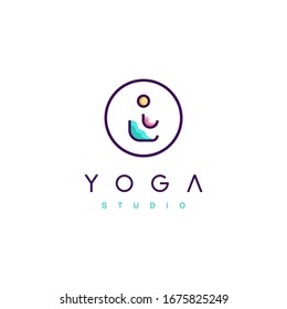 LOGO FOR YOGA WELLNESS STUDIO