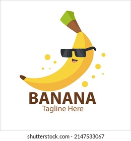 Logo for your business with cute banana character